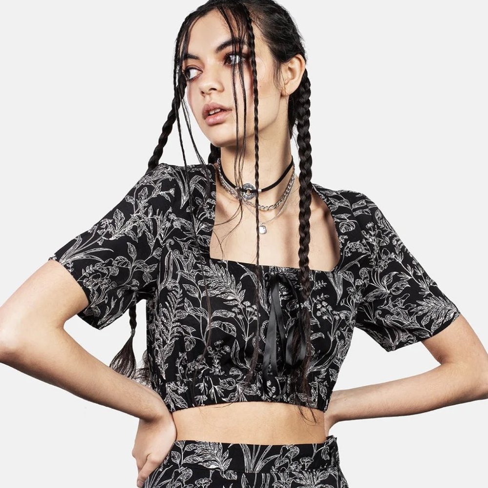 NWT cottagecore crop top